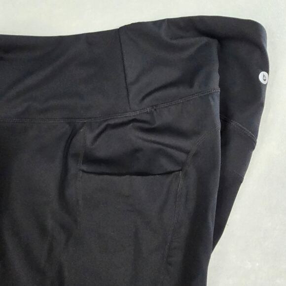 Baleaf Black High Waisted Nylon/Spandex Leggings with Side Pockets XL - NWOT - Picture 4 of 12
